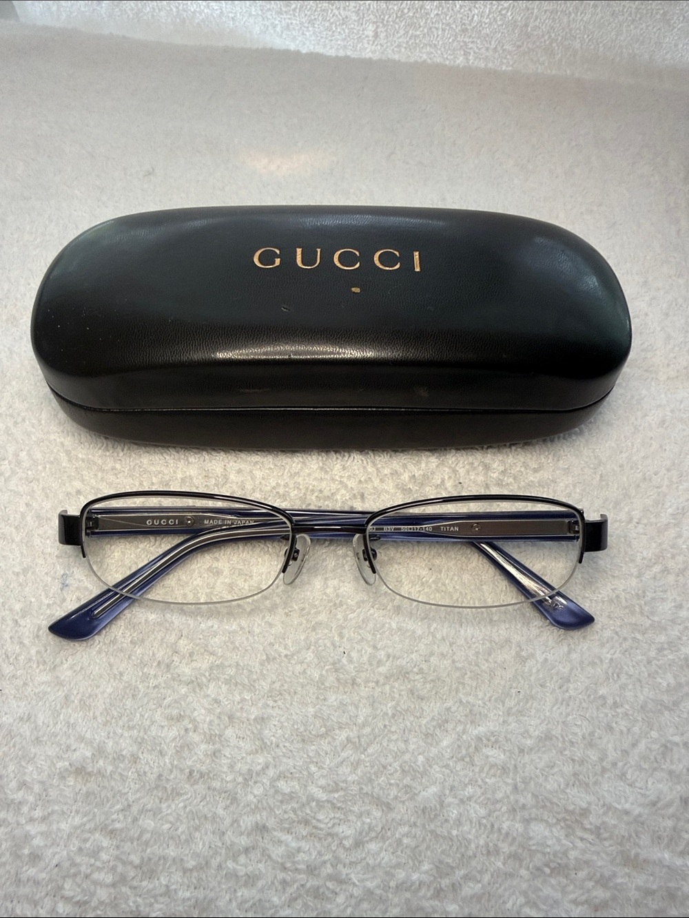 GUCCI Eyeglass Frames GG9670J B3V Titan